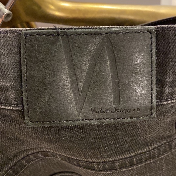 Nudie Jeans Co | NJ2976 | Slim Jim Dry Black Coated | Size 31W 32L - Picture 2 of 13